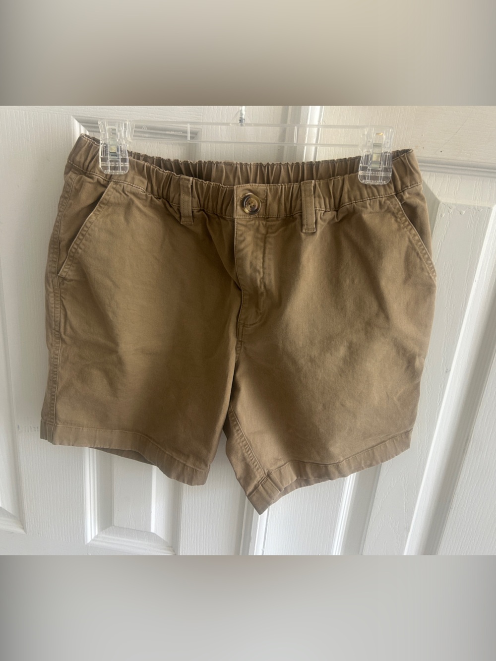 chubbies Khaki Elastic-Waist Cotton Shorts